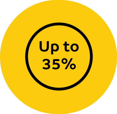 35%